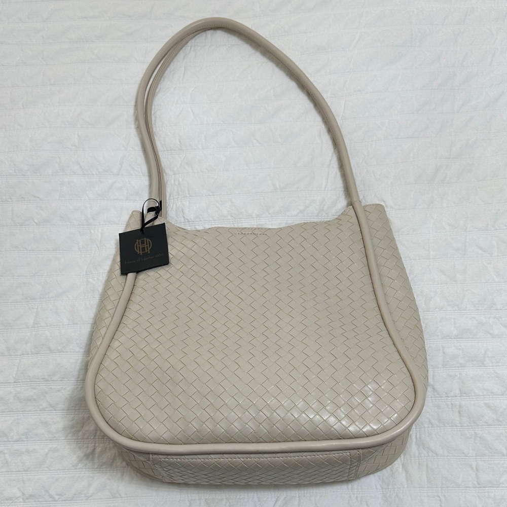 House of Harlow 1960 Beige Woven Shoulder Bag